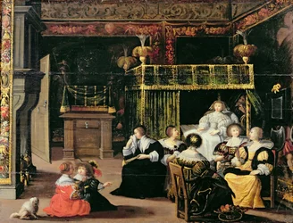 Besuch bei der neuen Mutter